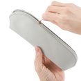 thumbnail image 4 of Unique Bargains Zipper Pencil Pen Case Portable Stationery Bag Gray, 4 of 6