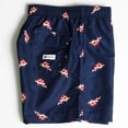thumbnail image 3 of Mens Swim Trunks Board Shorts Bathing Suits Elastic Waist Drawstring Pizza Large, 3 of 8