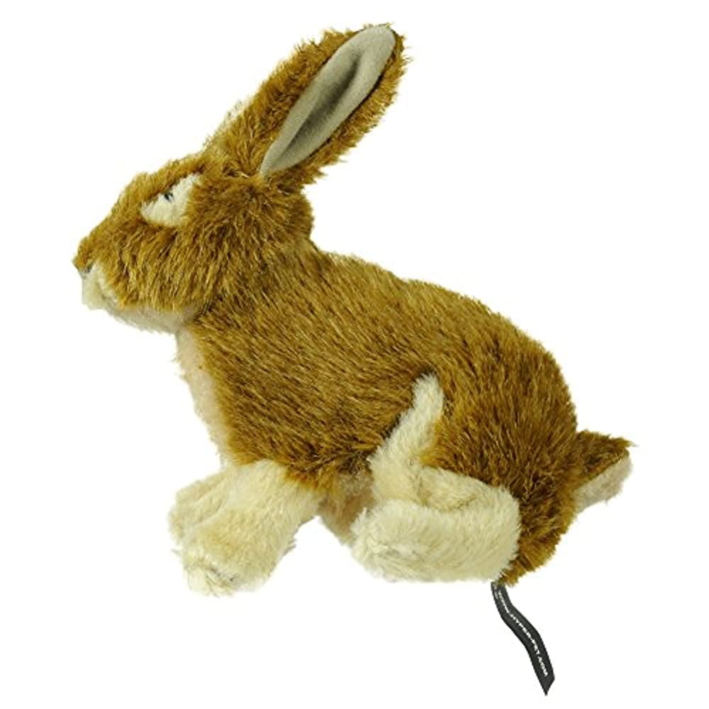 Hyper Pet Wildlife Critter Plush Rabbit Squeaky Dog Toy with Squeaker, Rabbit
