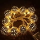 thumbnail image 3 of Cadena de luces de bolas con batería solar, cadena de luces intermitentes, cadena de luces creativas para decoración navideña, 3 of 5