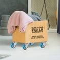 thumbnail image 4 of Placa giratoria de poliuretano azul Caster Wheels Online Best Service, paquete de 8, 4 of 8