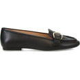 thumbnail image 2 of Naturalizer Women's Lola Slip On Buckle Loafer Black Leather 9.5M, 2 of 5