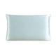 thumbnail image 2 of Funda de almohada de seda de morera Funda de almohada transpirable de 2 lados Funda de almohada de color sólido para la piel del cabello, Verde, 51x36cm kenally HA003379-02, 2 of 7