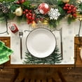 thumbnail image 5 of Christmas Tree & Snowflake Placemats – 12x18" Winter Holiday Table Mat, Washable Polyester for Kitchen, Dining Room, Party Decoration, 5 of 5
