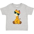 thumbnail image 3 of Inktastic Cute Giraffe, Giraffe with Sunglasses, Cute Animal Boys or Girls Toddler T-Shirt, 3 of 5