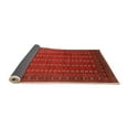 thumbnail image 2 of Ahgly Company Indoor Round Oriental Orange Industrial Area Rugs, 6' Round, 2 of 4