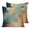 Blue, variant on Blue Teal Orange Pillow Covers 16x16 Set of 2, Colorful Vintage Minimalism Throw Pillow Covers Decorative Couch Cushion Cover, Microfiber Soft Square Pillowcases for Bedroom Living Room Sofa