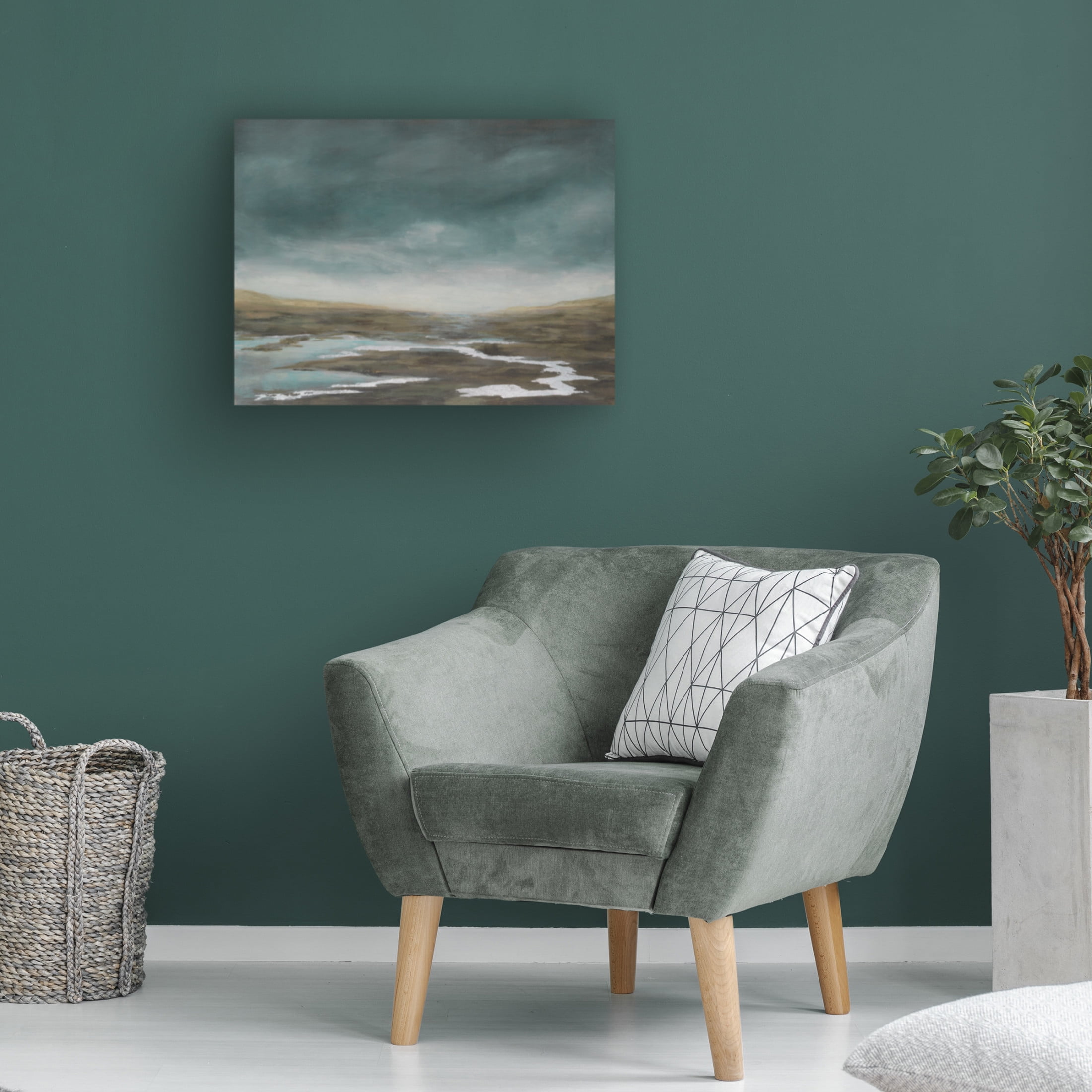 Trademark Fine Art Michael Willett  Basin Squall II Canvas Wall Art