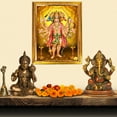 thumbnail image 2 of Peekdee Lord Panchamukhi Hanuman Religious Photo Frame Hindu Wall Hanging Frame With Size 22 x 28 cm For Pooja and Home Décor, 2 of 6