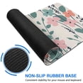 thumbnail image 6 of Pink and Green Flowers with the Leaves&nbsp;desk Mouse Padwaterproofnon Slip&nbsp;for Office Home Work GamingmousepadsRubber Base Mousepad with Stitched Edges 31.5x11.8inches, 6 of 7