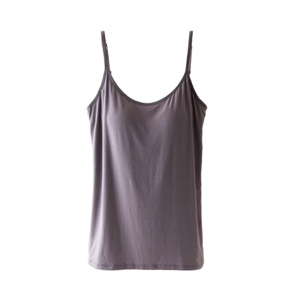 Camisole de Yoga Femme Haut Gilet D\'entraînement Physique Vêtements de Gym Style Chic Finition Fine Respirant Extérieur Près de la Peau Soutien-Gorge Lavable Cami-top Gris m