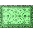 thumbnail image 1 of Ahgly Company Indoor Rectangle Oriental Emerald Green Traditional Area Rugs, 8' x 12', 1 of 4