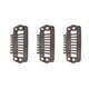 thumbnail image 1 of Clips A Presión Para Extensiones De Cabello, Peine A Presión De Tamaño Pequeño, Clips Para Peluca Para Mujer Para Peluquería OTVIAP Marron oscuro, 1 of 8