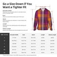 thumbnail image 6 of Goofa Purple Yellow Buffalo Plaid Printed Women's UPF 50+ Sun Protection Hoodie Jacket Lightweight Long Sleeve Sun Shirt for Women with Pocket Hiking Outdoor-Small, 6 of 9