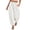 04# White, variant on Womens Balloon Baggy Pants Trendy Casual Elastic Waist Wide Leg Harem Pants Pleated Lantern Trousers White XL