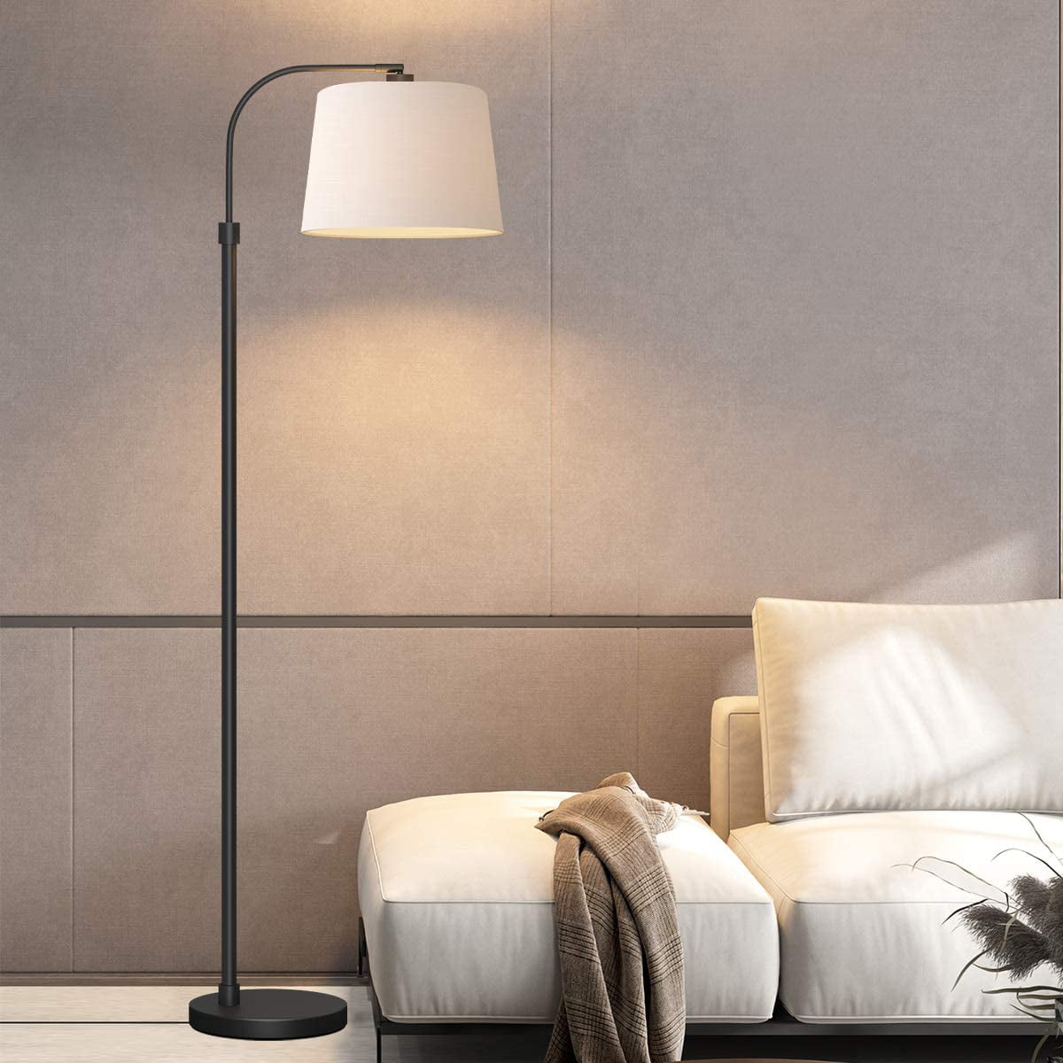 Modern Floor Lamp for Living Rooms LED Contemporary Arc