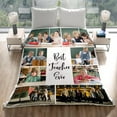 thumbnail image 5 of AISENIN Custom Teacher Gifts Best Ever Custom Blankets with Photos Personalized Gifts With Your Own Photos and Text, 5 of 5