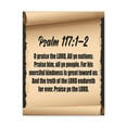 thumbnail image 2 of Scripture Walls Psalm 117:2 O Praise the Lord Bible Verse Canvas Christian Wall Art Ready to Hang Unframed, 2 of 18