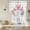 LightGreen, variant on Happy Easter Tie Up Curtains 45 Inches Long, Kitchen Window Curtains Over Sink, Rabbits Bows Tulips Eggs Colorful Stripes Small Window Curtains Shade Balloon Curtains Valances for Bedroom 34"x45"
