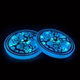 thumbnail image 1 of LINLIN LED Coasters, LED Cup Holder Lights 2 Pack LED Car Coasters with Rermote 8 Colors Cup Pad USB Cup Mat, 1 of 5