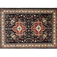 thumbnail image 1 of Ahgly Company Indoor Rectangle Traditional Dark Scarlet Red Persian Area Rugs, 5' x 8', 1 of 6