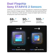 VIOFO A229 Pro 3 Channel 4K HDR Dash Cam, Dual STARVIS 2 Sensors, 4K+2K+1080P Front Inside and Rear, 5GHz WiFi, GPS, Voice Control, Parking Mode, Support 512GB Max