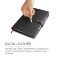 thumbnail image 4 of Black Full Grain Leather Refillable Journal Cover with A5 Notebook Scratch-Proof by Case Elegance, 4 of 11