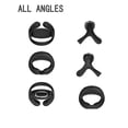 thumbnail image 6 of MLSICE 3 In1 Soft Silicone Quietly Vibrating Penis Ring With 3 Motor,9 Modes Usb Recharge Waterproof App Remote Soft Silicone Cock Ring For Men - Manual, 6 of 7