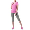 thumbnail image 6 of Athletic Works Women's Active V-Neck T-Shirt with Short Sleeves, 2-Pack, Sizes XS-XXXL, 6 of 11