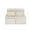 Silver Handmade Cowhide Storage Animal Print Rectangle S/2 17", 14"W, variant on DecMode Handmade Cowhide Storage Silver Leather Decorative Box with Stitching Detail, 2 Count
