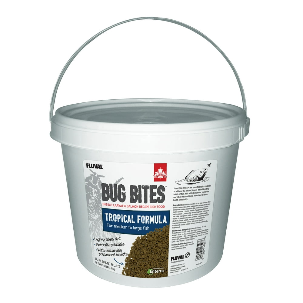 Fluval Bug Bites Tropical Fish Large Granules 3.74 lb
