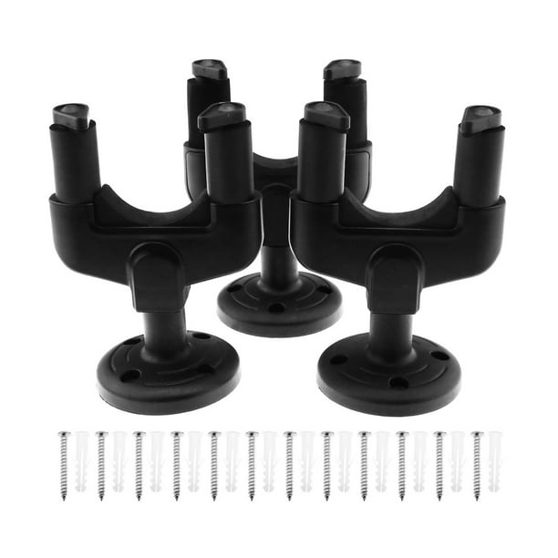 ammoon 3pcs Electric Guitar Hanger Easy Install Guitars Holder Stand