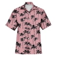 thumbnail image 3 of ZZHZGZ Fourth of July Linen Shirts Men European Beach Men Trendy Comfortable Loose Sports Foreign Trade Business Casual Collar Button Open Shirt Short Sleeve Shirt Xxxl, 3 of 3