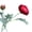 Red, variant on fuxzkrlz Artificial Ranunculus Asiaticus 2 Head Realistic Fake Silk Flower with Stem Home Office Wedding Party Table Centerpiece Vase Faux Bloom Decoration