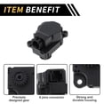thumbnail image 4 of Reemplazo del actuador de puerta de mezcla de calefacción HVAC Unique Bargains para Peugeot 307 1997-2010 No.6447RZ Actuador de puerta de aire Plástico Negro, 4 of 6
