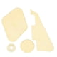 thumbnail image 1 of Quality ABS Pickguard Set Cubiertas de Interruptor de Cavidad de licencia de Rasguño Nuevo Hugo Cubiertas de interruptor de cavidad de placa de rascado para crema de guitarra LP, 1 of 9