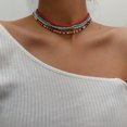 thumbnail image 2 of Bangcool Perle Collier Vintage Réglable 7PCS Assorti Collier Bohème Collier Choker, 2 of 10