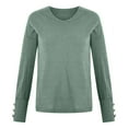 thumbnail image 4 of Aloohaidyvio 2024 Summer Plus Size Tops,Womens Turtleneck Knitted Jumper Sweater Long Sleeve Elegant Casual Tops, 4 of 6