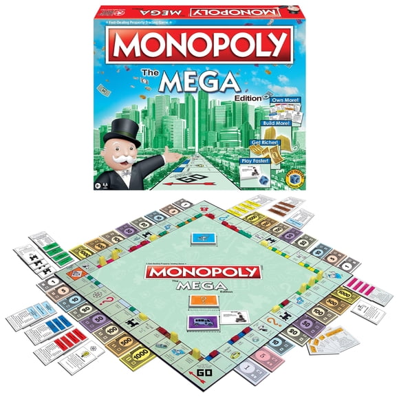 Juego de mesa Monopoly The Mega Edition Winning Moves Games