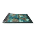thumbnail image 2 of Ahgly Company Indoor Square Abstract Light Blue Contemporary Area Rugs, 3' Square, 2 of 4