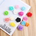 thumbnail image 3 of Artificial Flowers 50PCS Mini Fake Roses for DIY Wedding Bouquets Centerpieces Party Baby Shower Home Decorations, 3 of 7