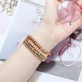 thumbnail image 3 of XIHAMA Beaded Boho Bracelet for Samsung Galaxy Watch 7/6/5/4 40/44mm Strap/Active 2 Watch 4 Classic 42mm Strap Women, 20mm Handmade Cute Elastic Crystal Beaded Bracelet, 3 of 8