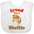 thumbnail image 3 of Inktastic Sheltie Dog Lover Boys or Girls Baby Bib, 3 of 4