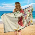 thumbnail image 7 of FOR U DESIGNS Moon Star Mushroom Floral Print Auto Seat Cover 61x31 Inches Large Car Seat Towel Cover, Multi-Functional Towel with Storage Bag, Picnic Mat, Yoga Mat, Running Towels, 2 Pack, 7 of 7