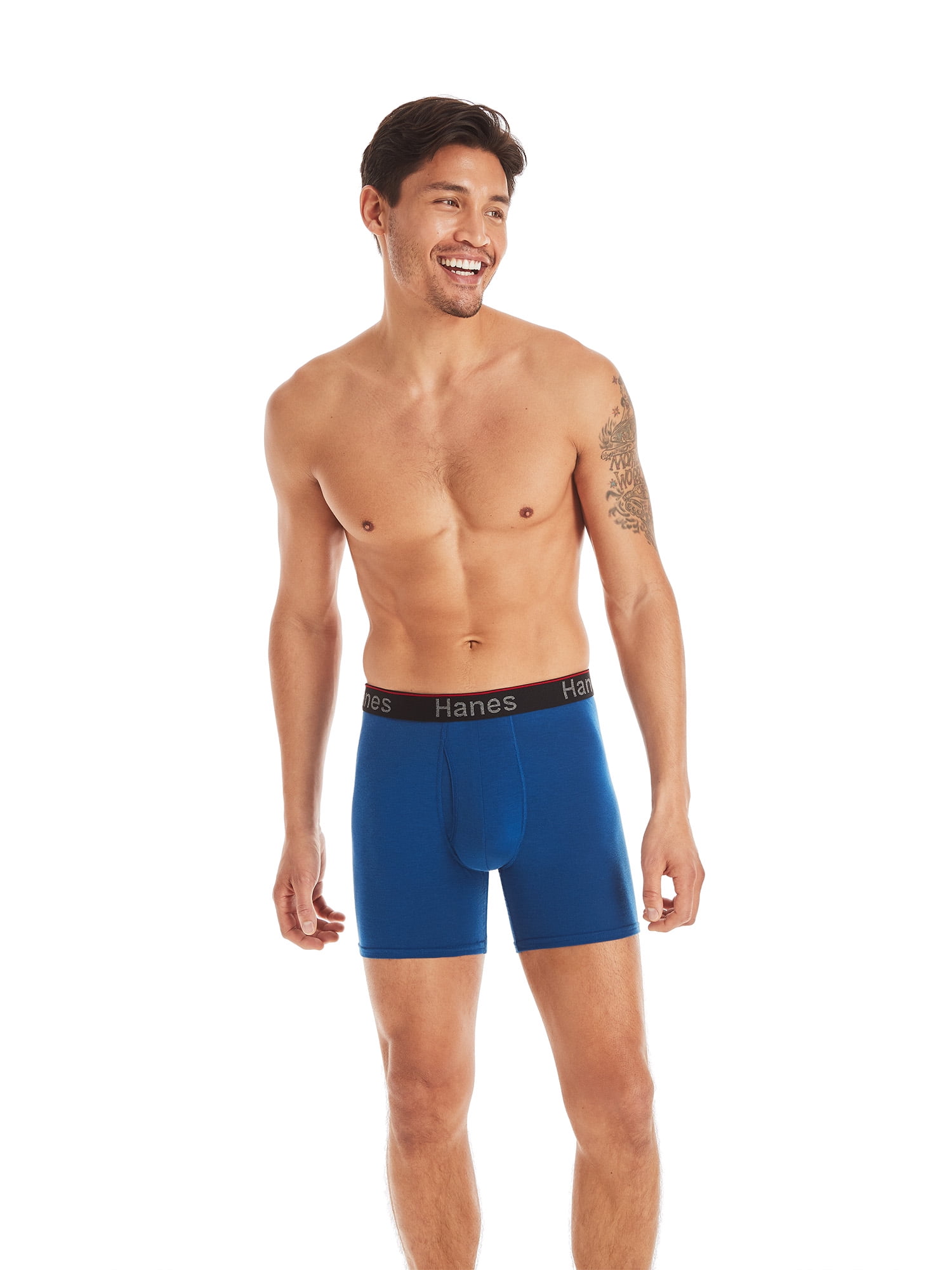 Hanes Men's Comfort Flex Fit Total Support Pouch Boxer Briefs, 3