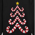 thumbnail image 3 of Instant Message - Candy Cane Tree  - Kids Long Sleeve Tee, 3 of 6