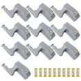 thumbnail image 1 of 10-Piece Battery Powered LED Under Cabinet Light Hinged Sensor Night Light, 1 of 5