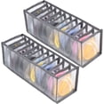thumbnail image 1 of Organizador de ropa interior, organizador de calcetines, caja de almacenamiento de malla de nailon plegable para ropa interior, corbatas y sujetadores Adepaton CZJP-ZC4-1, 1 of 4