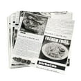 thumbnail image 2 of DOLITY 200pcs Non-Stick Disposable Oil Paper Fries Hamburger Paper -English, 2 of 9