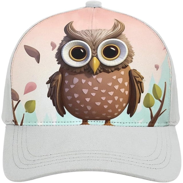 Owl Lover Baseball Cap Classic Golf Cap Soft Dad Hat Multicolor Adjustable Low Profile Hat Unisex